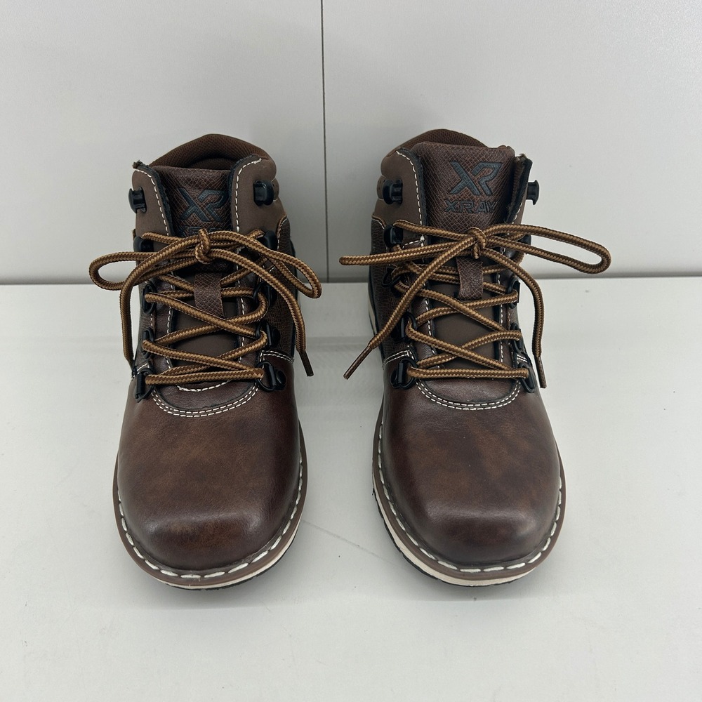 XRAY Boys Brown Chukka Boots Lace Up Ankle Shoes Youth Size 12 XRW956K